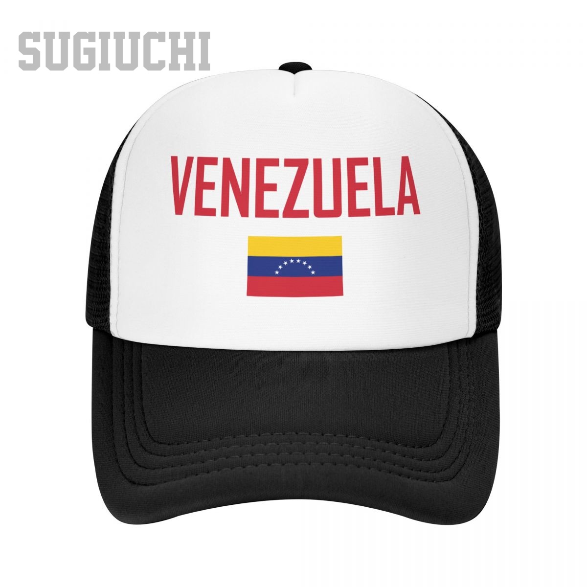 Trucker Cap Mesh - Unisex file şapka Şapka VENEZUELA Bayrağı