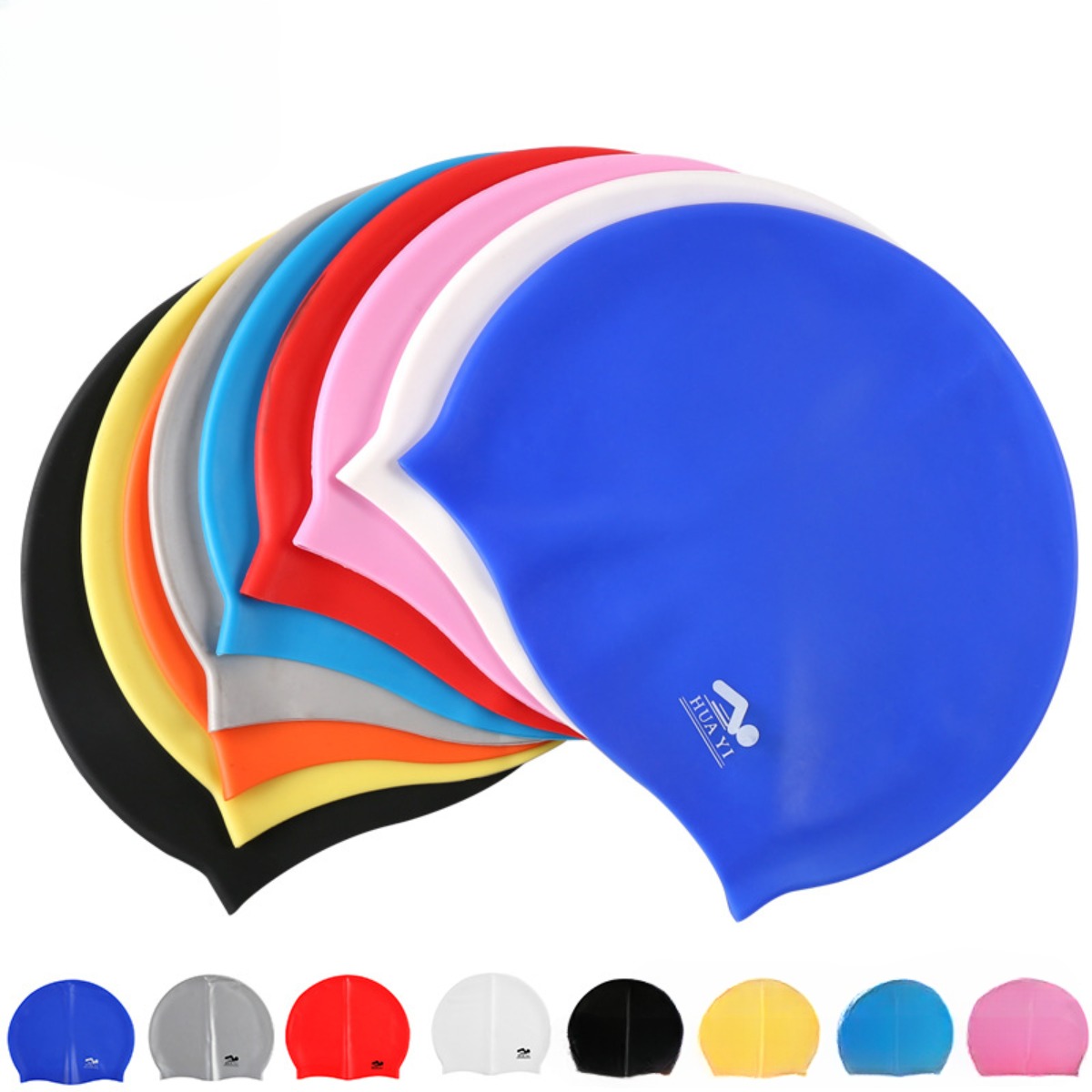 Swim Hat Silicone - Silikon elastik yüzme kap su geçirmez