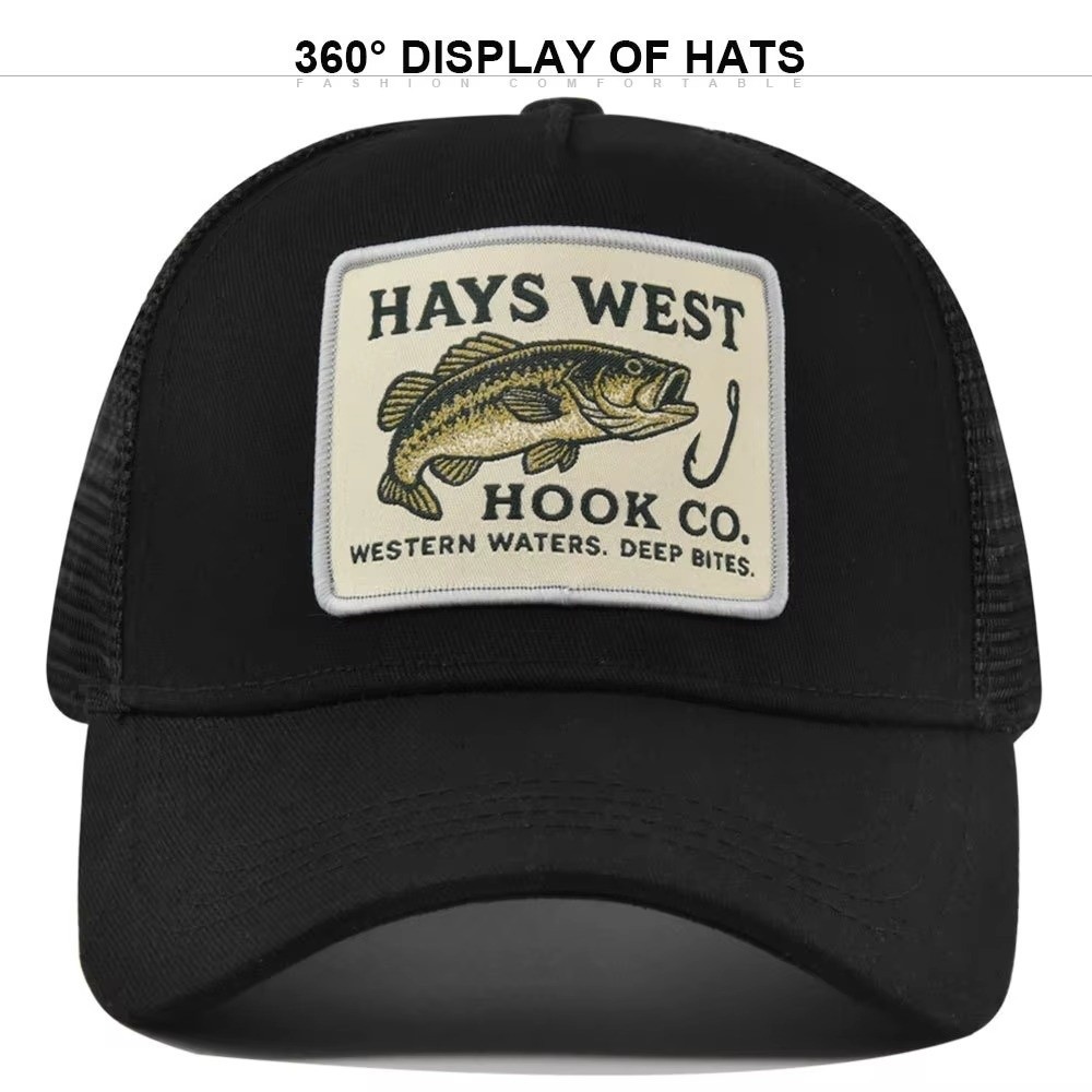 Trucker Cap Mesh - Yüksek Kaliteli Balıkçı Nakışlı Beyzbol Şapkası